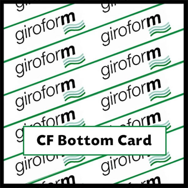 Giroform CF Bottom Card