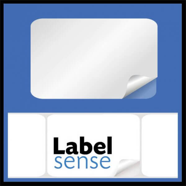 Rectangular Labels - White Permanent