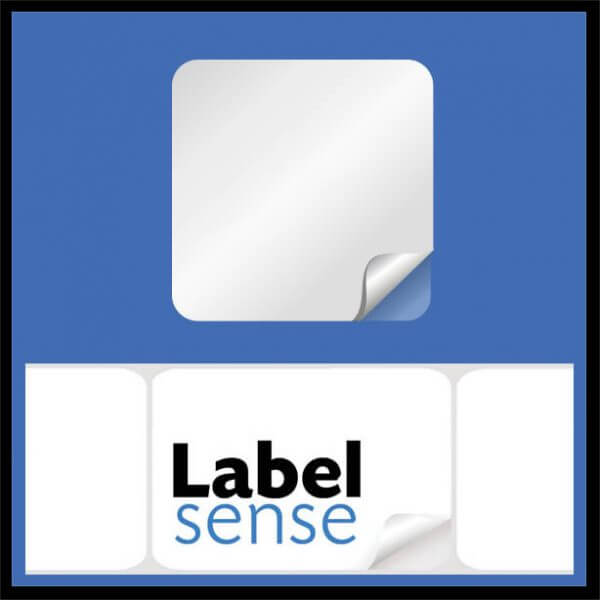 Square Labels - White Permanent